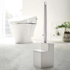 tower タワー 替えブラシ収納付き流せるトイレブラシスタンド