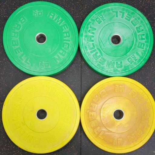 バーベル プレート 15KG 4枚 オリンピックプレート 15kg 2枚セット