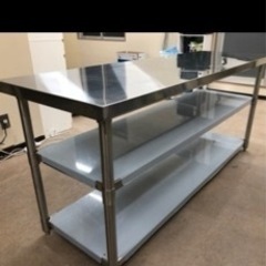 ステンレス 作業台 3段タイプ 業務用 調理台 1800×600×800 板