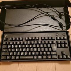 ロジクールゲーミングキーボード　中古　G-PKB-001