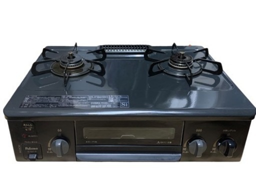 【取引中】パロマ Paloma ガステーブル ガスコンロ LPガス LPガス用 2口ガスコンロ IC-S37-2R 2023年製 ブラック