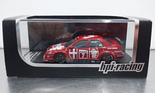 中古品 HPI モデルカーAlfaRomeo155V6TI(#7) 1993DTM　No.8099