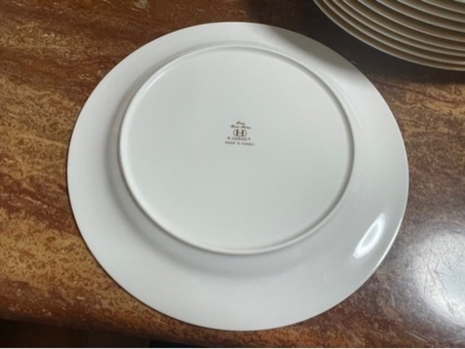 皿 大皿 金メッキ 10枚セット hankook ハンコック 食器 和皿 - 和皿