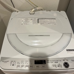 【ネット決済】洗濯機　SHARP 2023年製