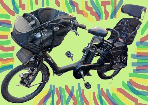 c91電動自転車・リサイクル専門店　　ご試乗をしてから、ご購入できます。  ２０インチ、チャイルドシート、２人乗り、３人乗り、１人乗り電動自転車  土日もお子様と土足のまま、いろいろなタイプの電動自転車のご試乗可能です。  バカ良心的な電動自転車屋　安心の無料保証；点検サービス付き  後ろチャイルドシートをかごに変更して、１人乗りにもできます。  バッテリーは新品の９０％以上の性能です。  １回の充電で３０Ｋｍ以上走行可能でコンディション良好です。  電動自転車、在