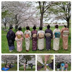 着物でお花見🌸 in 舎人公園