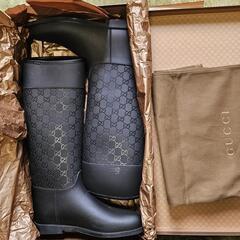 GUCCIレインブーツ