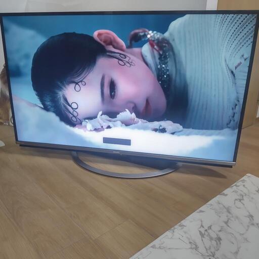 大型美品50型シャープアクオス／４K液晶テレビ・ネット動画・リモコン・B-CASカード付き 2017年製