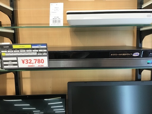 【トレファク神戸新長田店】SHARPのBlu-rayレコーダー2019年製です！【取りに来られる方限定】