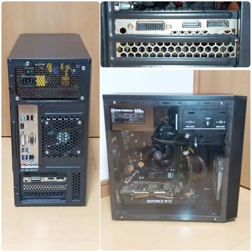 快適ゲーミングPC Ryzen RTX2060 メモリ16G SSD512G Windows11 0401