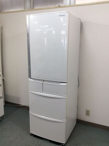 (6/22受渡済)YJT8529【Panasonic/パナソニック 5ドア冷蔵庫】美品 2020年製 NR-EV41S5-W 家電 キッチン 冷蔵冷凍庫 自動製氷 411L