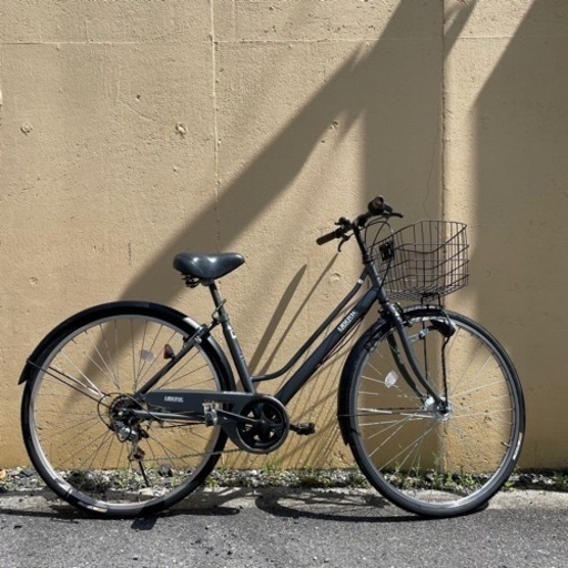 【早い者勝ち!出品後すぐに売れることが多いです】 シティーサイクル 27インチ 6段変速 オートライト