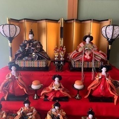 USED・極美品】雛人形 親王飾り ケース飾り