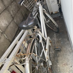 カゴ付き自転車