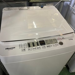 ☆激安☆Hisense 全自動洗濯機　5.5キロ　2021年製