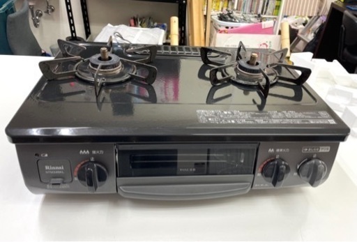 【お買得】⭐️美品⭐️ リンナイ Rinnai ガスコンロ 都市ガス用 NTM34BKL 2021年製