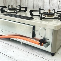 お引取り限定 美品 21年製 リンナイ LPガス用 ガスコンロ 2口