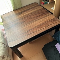 家具 テーブル こたつ、コタツ布団付き