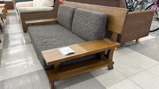 ★ジモティ割あり★  二人掛けソファ ブラウン H70×D76×W164 クリーニング済み TC010 ☆ジモティ割あり☆ 二人掛けソファ ブラウン H70×D76×W164