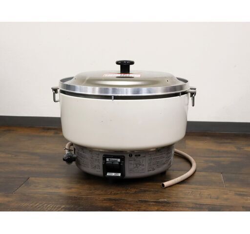 【ヤ取4/14終了】≪ZU923ジ≫ リンナイ 業務用 ガス炊飯器 RR-40S1-F 8L/4.5升 LPガス用 2016年製 炊飯器 店舗用品/厨房機器/調理機器 動作未確認/現状品