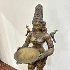 女神像 アジアン 真鍮 140cm 約50kg
