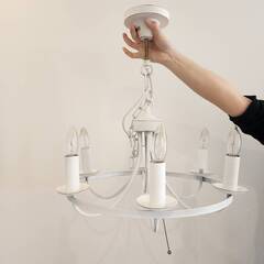 美品 CIRCLE CHANDELIER サークルシャンデリア ...