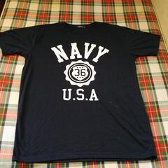 navy 　メンズTシャツ　XL