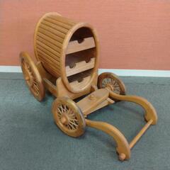 ワインボックス（ワゴン付き）・ウッドクラフト・アンティーク