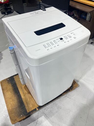 ★高年式！★ IRIS OHYAMA アイリスオーヤマ 5kg洗濯機 2023年 IAW-T504 ホワイト W54cm 一人暮らし シンプル