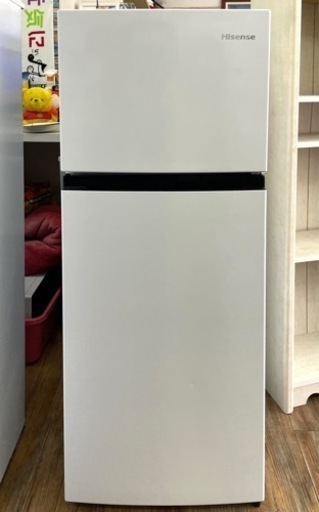 【お買得】Hisence ハイセンス 冷蔵庫 直冷式 120L 2ドア HR-B1202 2020年製 ホワイト 一人暮らし