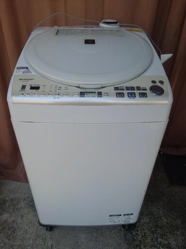SHARP 洗濯乾燥機 ES-T82E9-W 8kg 2013年製