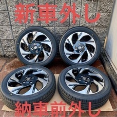 ☆新車外し（納車前）☆スペーシアカスタム(MK54S)純正タイヤ