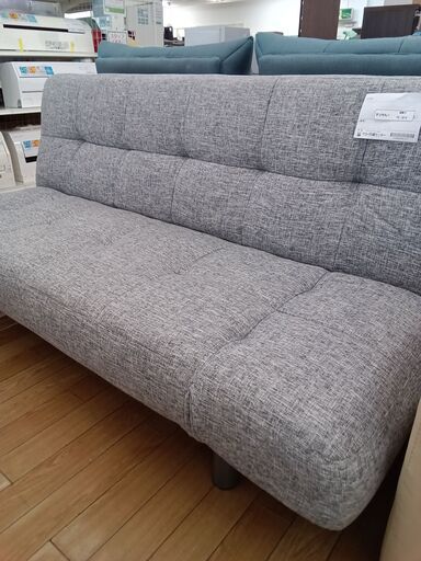 ★ジモティ割あり★  ソファベッド グレー H87×D72×W177 クリーニング済み TK1914