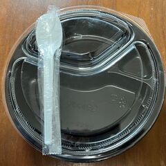 テイクアウト用　カレー皿（蓋付き）50食　シモジマ
