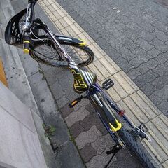 美品☆[BRIDGESTONE]CFjr(クロスファイヤージュニア)26吋ジュニアMTB 外装7段/コスモバイオレット