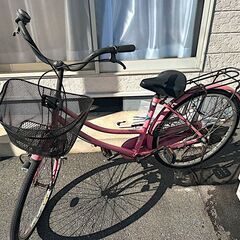 【商談進行中】古い自転車（パンクあり）