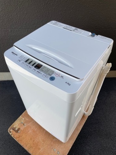 ※受付終了 早い者勝ち‼️ハイセンス　全自動洗濯機　2021年製　4.5kg HW-E4504