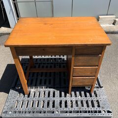 中古品　昭和レトロ　勉強机　