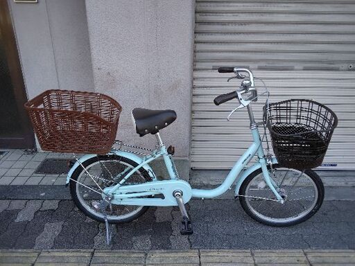 [BRIDGESTONE]Almiu mini(アルミーユミニ)20吋 ファミリーサイクル 変速なし/アルミ/点灯虫/オパールミント