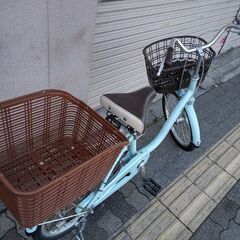 [BRIDGESTONE]Almiu mini(アルミーユミニ)20吋 ファミリーサイクル 変速なし/アルミ/点灯虫/オパールミント