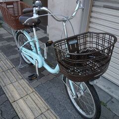 [BRIDGESTONE]Almiu mini(アルミーユミニ)20吋 ファミリーサイクル 変速なし/アルミ/点灯虫/オパールミント