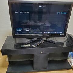 REGZA37インチ+スピーカー付きテレビ台+HDD