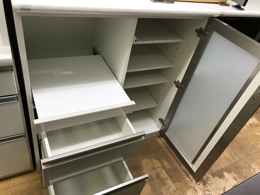 FU791】☆NITORI ニトリ カウンター ポスティア90 WH ホワイト W90×D50