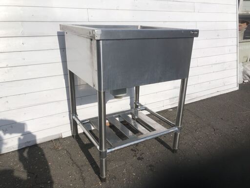 Maruzen 厨房機器 ステンレス キッチン シンク 1口 60×60×80cm 流し台 飲食店 業務用機器 ②
