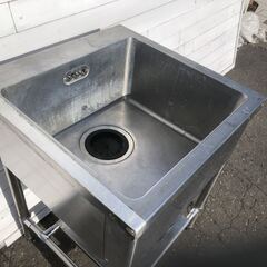 Maruzen 厨房機器 ステンレス キッチン シンク 1口 60×60×80cm 流し台 飲食店 業務用機器 ②