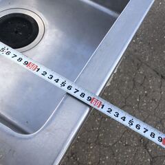 Maruzen 厨房機器 ステンレス キッチン シンク 1口 60×60×80cm 流し台 飲食店 業務用機器 ①