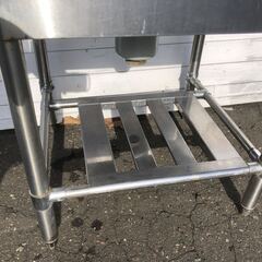 Maruzen 厨房機器 ステンレス キッチン シンク 1口 60×60×80cm 流し台 飲食店 業務用機器 ①