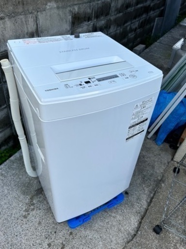 TOSHIBA 洗濯機4.5k 取引中ですステンレスドラム