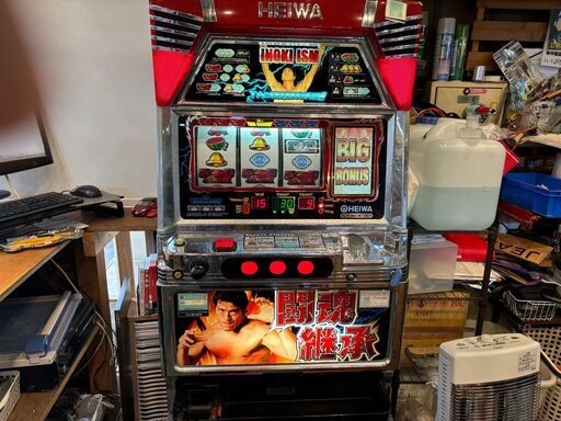 【愛品館八千代店】スロット実機4号機　アントニオ猪木自身がパチスロ機