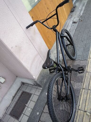 24吋 BMX シングル/マットブラック 24吋 BMX風クルーザー シングル